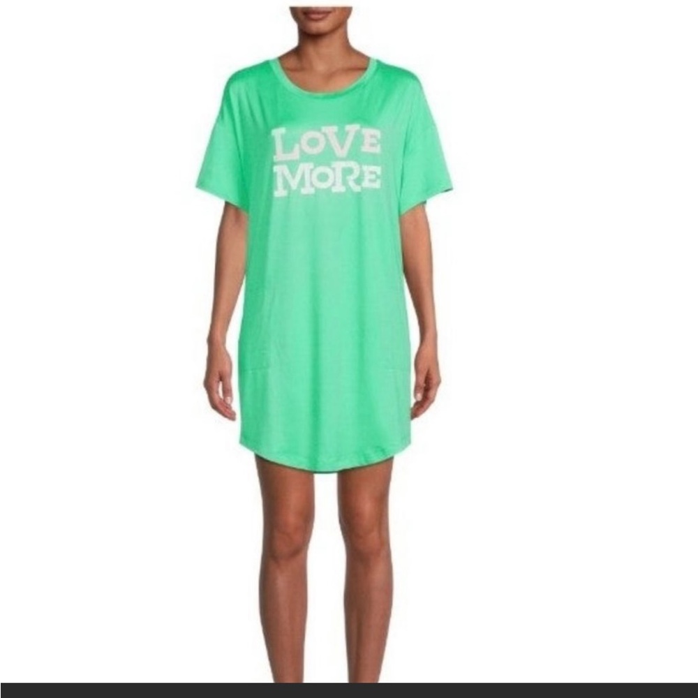 Secret Treasures Green Soft Sleep Shirt with pockets size 2XL/3XL   NWT